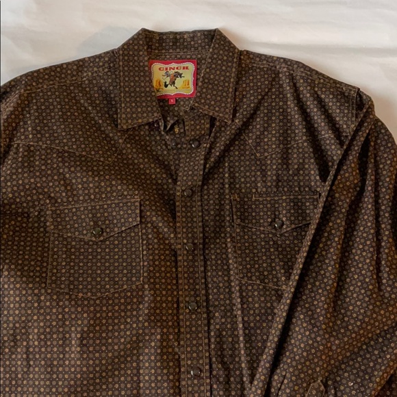 Cinch Other - Cinch Classic Cowboy Collection Brown snap. Large